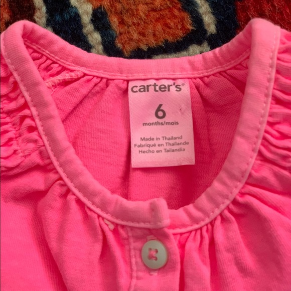 Carter’s Cap Sleeve Pink Top - Picture 5 of 7